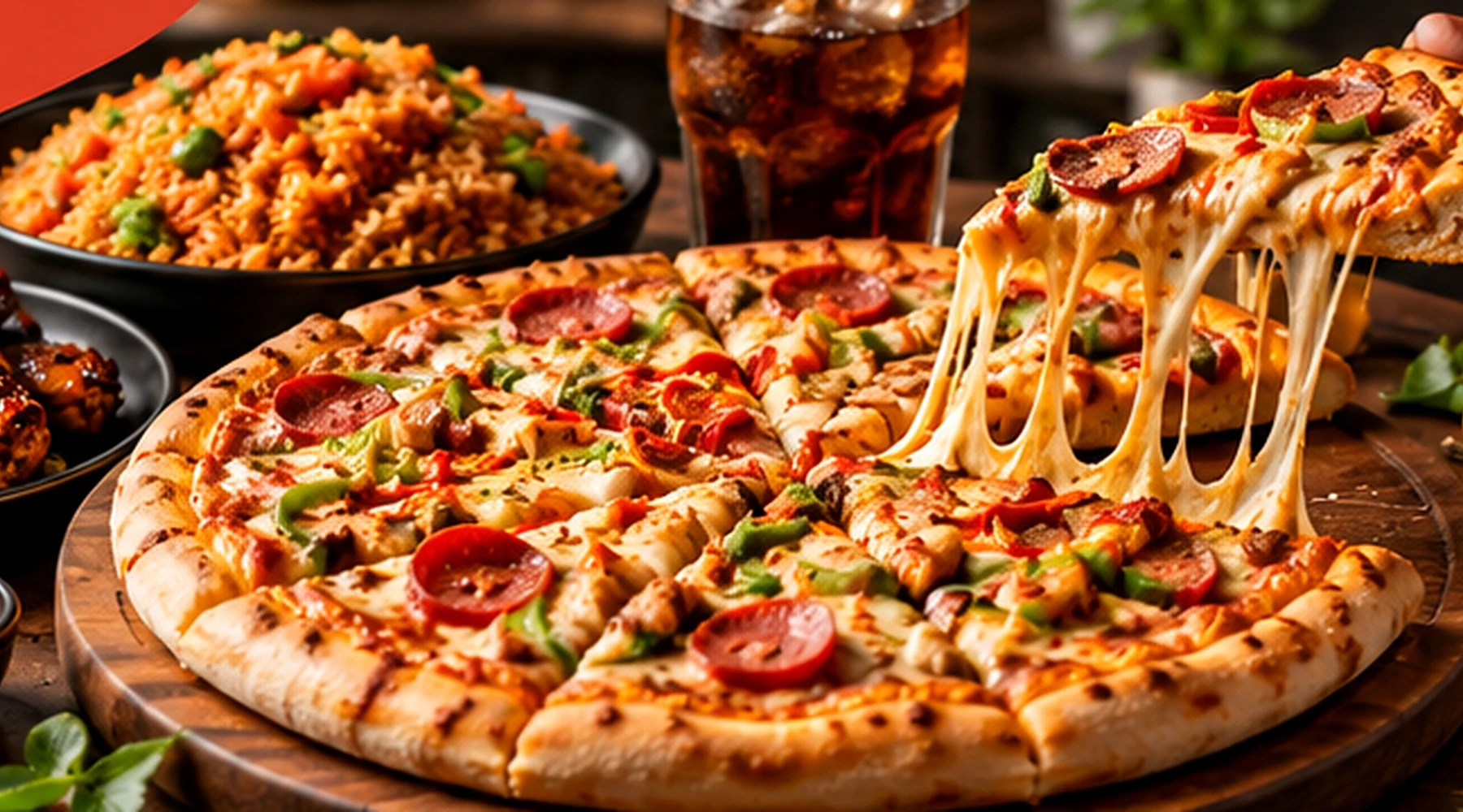 Fresh Uncle Ben's Pizza